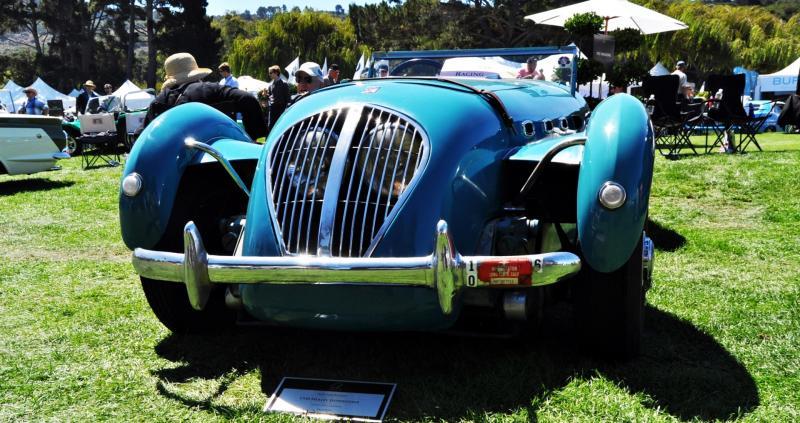 Quail Classics - 1950 Healey Silverstone Roadster Is Race-Optimized Aerolithe 6