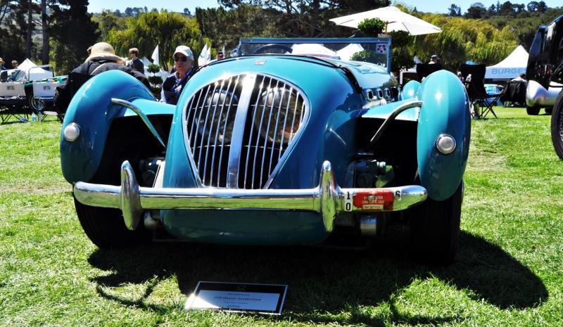 Quail Classics - 1950 Healey Silverstone Roadster Is Race-Optimized Aerolithe 7