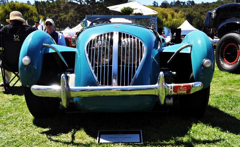 Quail Classics - 1950 Healey Silverstone Roadster Is Race-Optimized Aerolithe 8