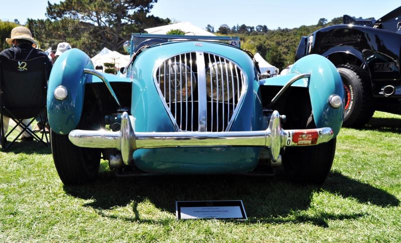 Quail Classics - 1950 Healey Silverstone Roadster Is Race-Optimized Aerolithe 9