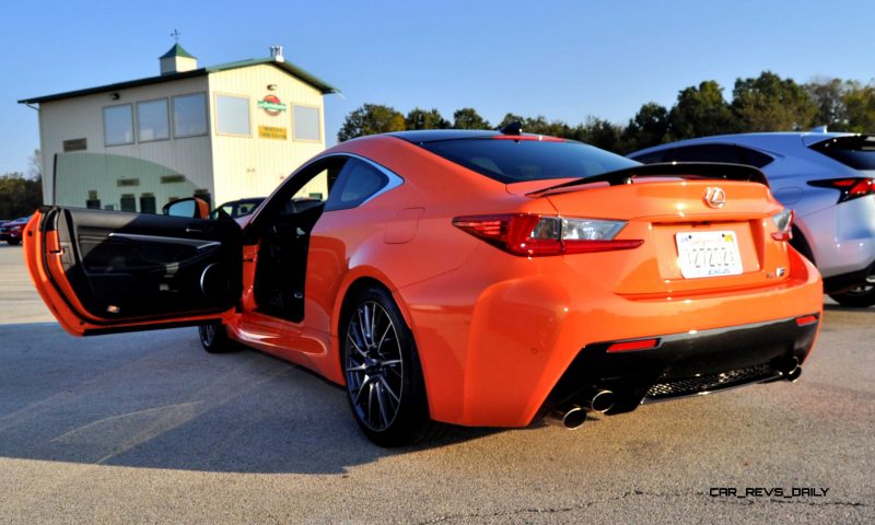 Track Drive Review - 2015 Lexus RCF Is Roaring Delight Around Autobahn Country Club 16