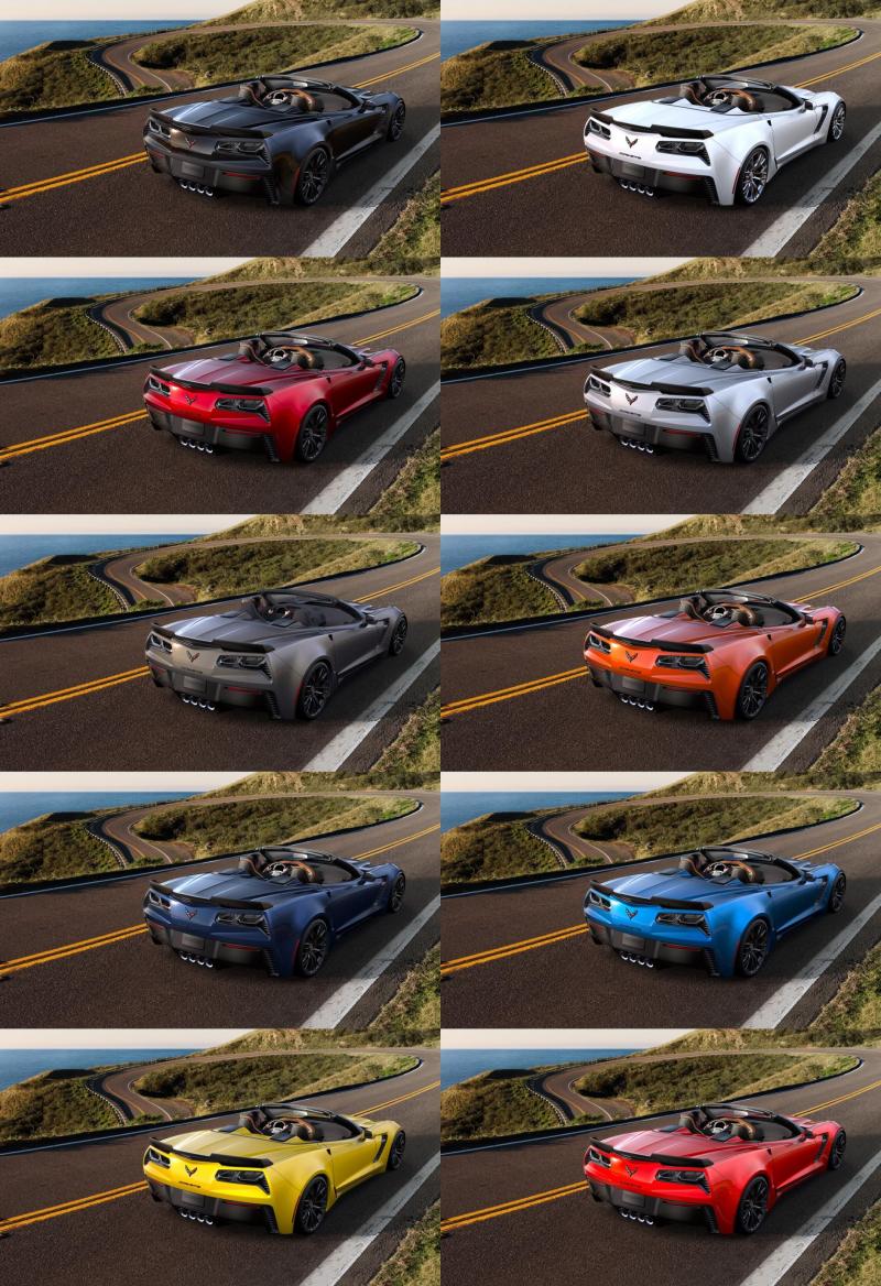 2015 CHevrolet Corvette Z06 Convertible -  Visualizer of All COLORS and WHEELS 42-tile