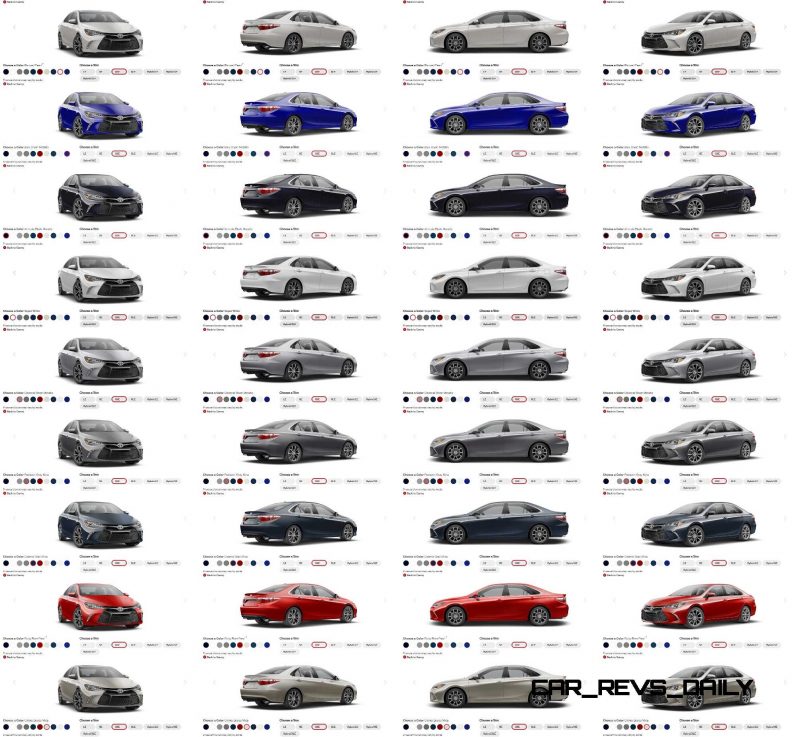 2015 Toyota Camry XSE Colors 34-tile