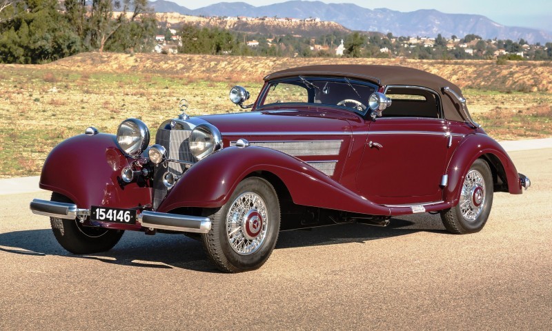 1937 Mercedes-Benz 540K Sport Cabriolet A by Sindelfingen 1