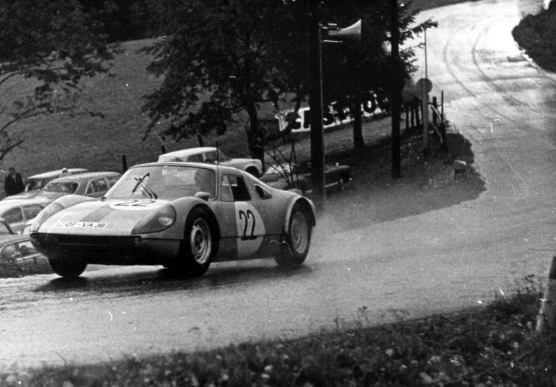 Michel Weber competing at the Gaisberg Hillclimb on 19th September 1965