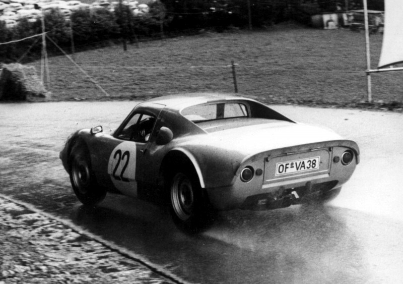 Michel Weber competing at the Gaisberg Hillclimb on 19th September 1965