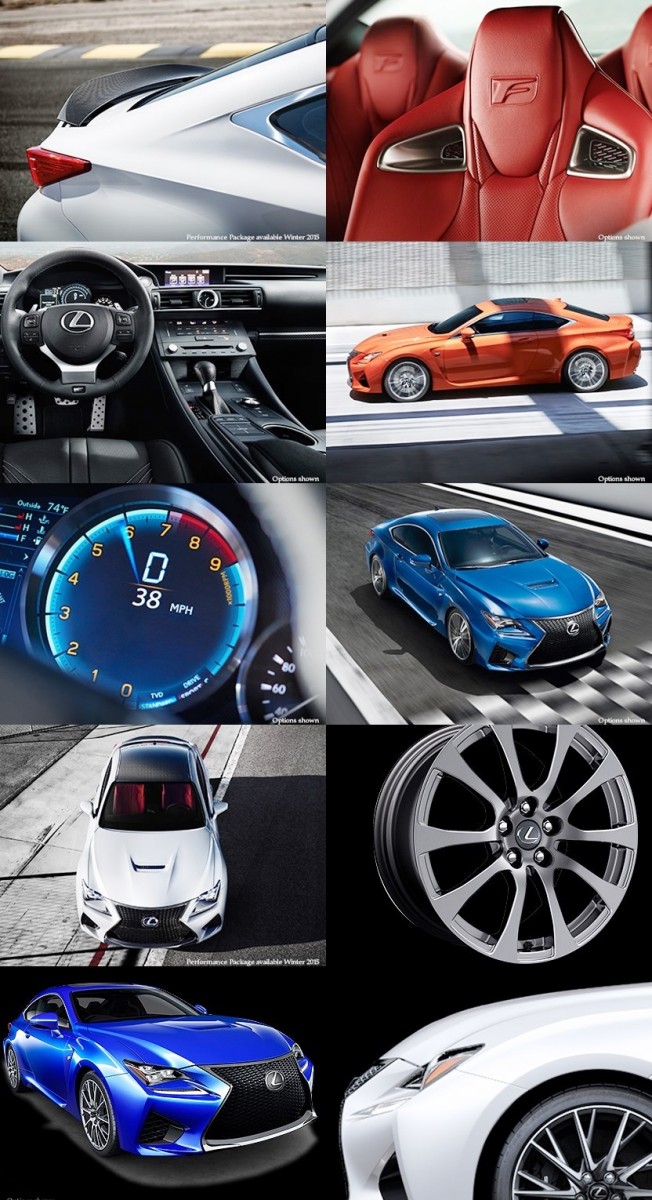 2015 Lexus RC F Colors and Wheels Visualizer 13