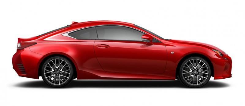 2015 Lexus RC350 Colors Visualizer + F Sport vs Standard 68