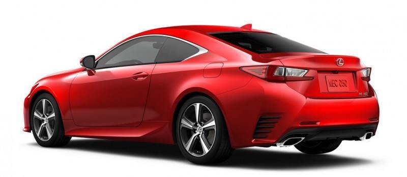 2015 Lexus RC350 Colors Visualizer + F Sport vs Standard 78