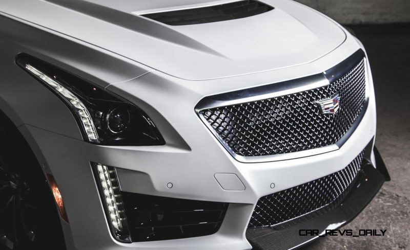 2016 Cadillac CTS-V Crystal White Tricoat 11