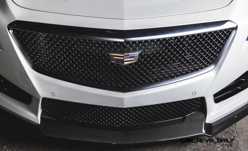 2016 Cadillac CTS-V Crystal White Tricoat 12