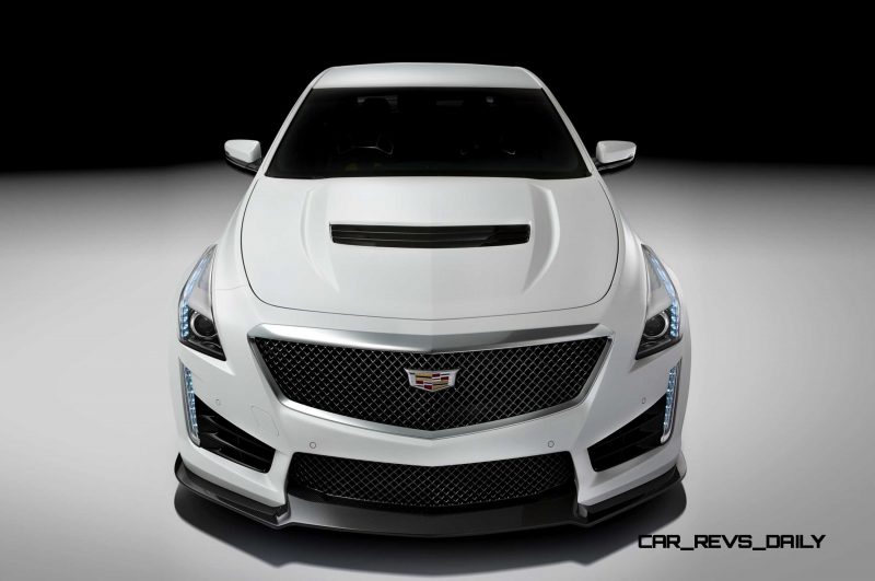 2016 Cadillac CTS-V Crystal White Tricoat 2