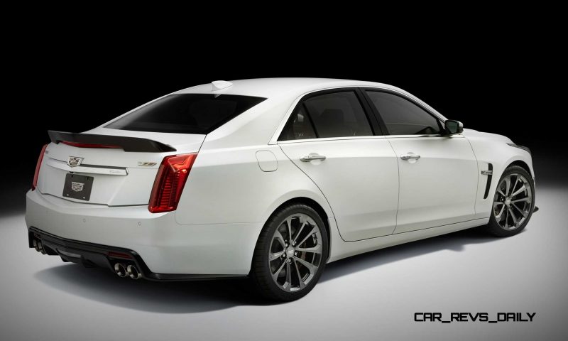 2016 Cadillac CTS-V Crystal White Tricoat 25