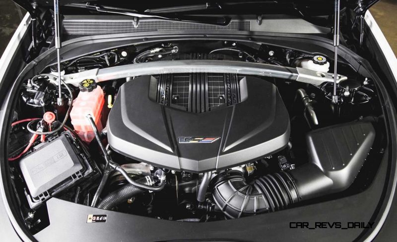 2016 Cadillac CTS-V Crystal White Tricoat 28