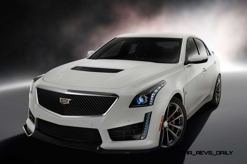 2016 Cadillac CTS-V Crystal White Tricoat 4