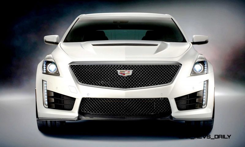 2016 Cadillac CTS-V Crystal White Tricoat 6