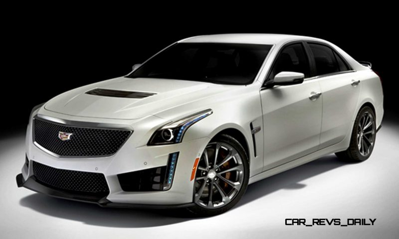 2016 Cadillac CTS-V Crystal White Tricoat 8