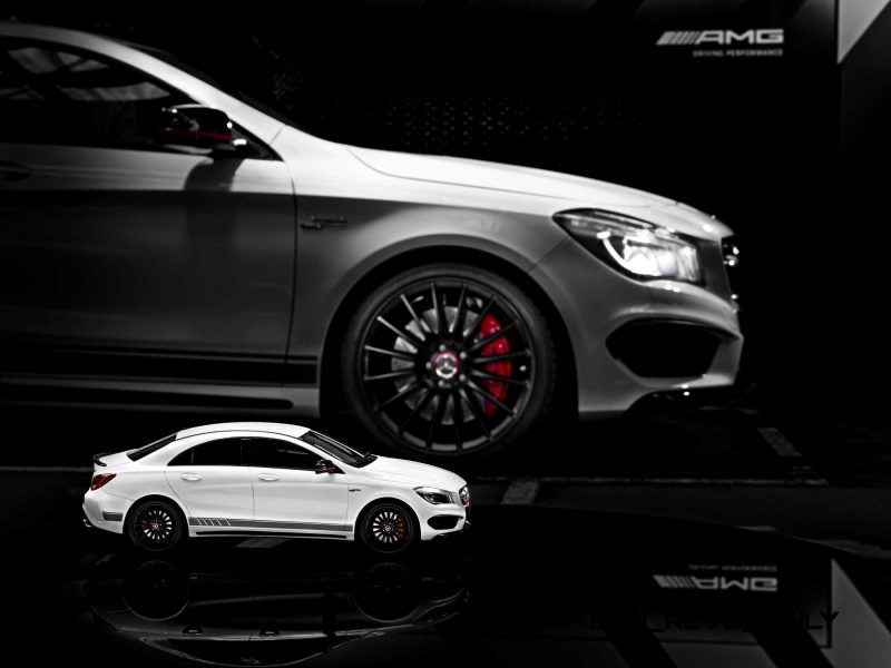 Mercedes-Benz CLA 45 AMG, 1:18, in designo diamantweiß bright,