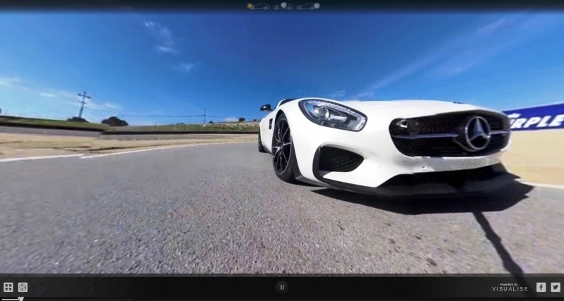 Mercedes-AMG GT Stars in Two Trippy Virtual-Reality Track Videos 10