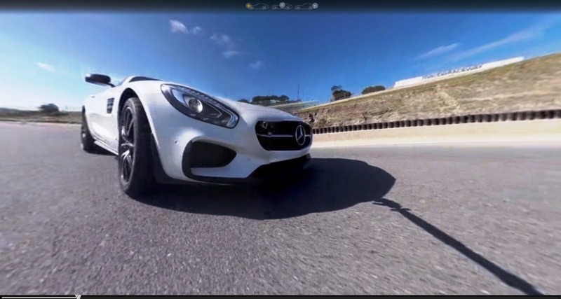 Mercedes-AMG GT Stars in Two Trippy Virtual-Reality Track Videos 12