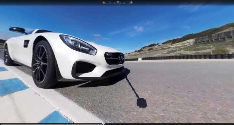 Mercedes-AMG GT Stars in Two Trippy Virtual-Reality Track Videos 16