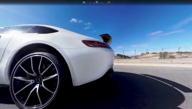 Mercedes-AMG GT Stars in Two Trippy Virtual-Reality Track Videos 22