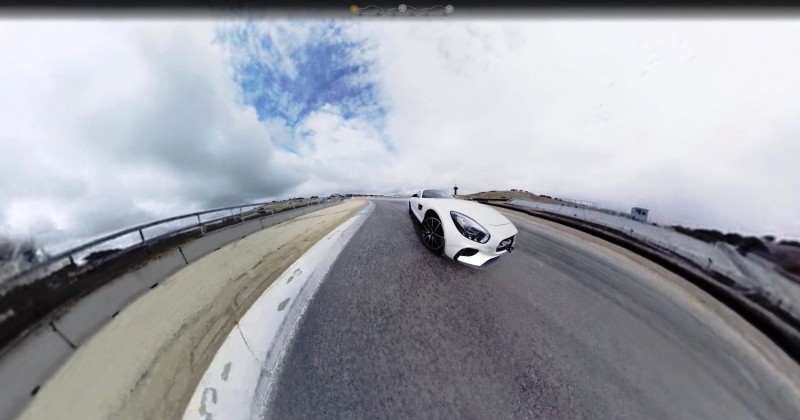 Mercedes-AMG GT Stars in Two Trippy Virtual-Reality Track Videos 4