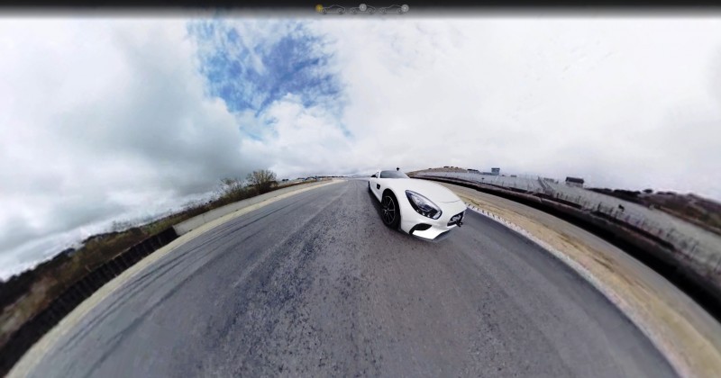 Mercedes-AMG GT Stars in Two Trippy Virtual-Reality Track Videos 5