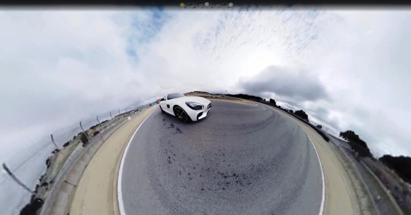 Mercedes-AMG GT Stars in Two Trippy Virtual-Reality Track Videos 6