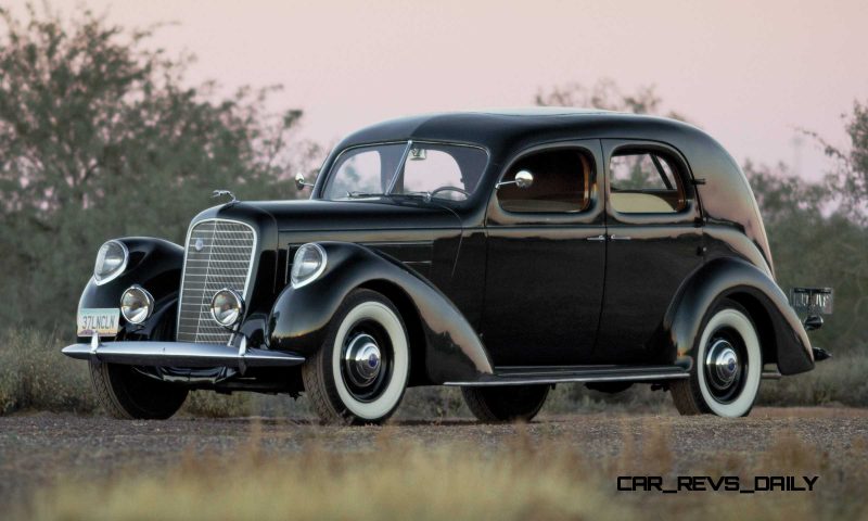 RM Arizona 2015 Preview - 1937 Lincoln Model K Two-Window V12 Sedan 1