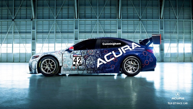 2015 Acura TLX GT Racecar Boosts Off 2015 TLX Lanuch with 500Hp Twin-Turbo SH-AWD 11