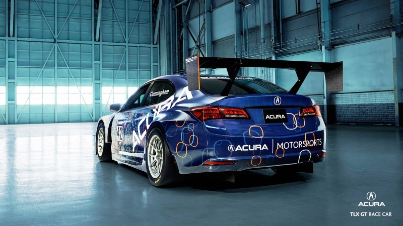 2015 Acura TLX GT Racecar Boosts Off 2015 TLX Lanuch with 500Hp Twin-Turbo SH-AWD 12