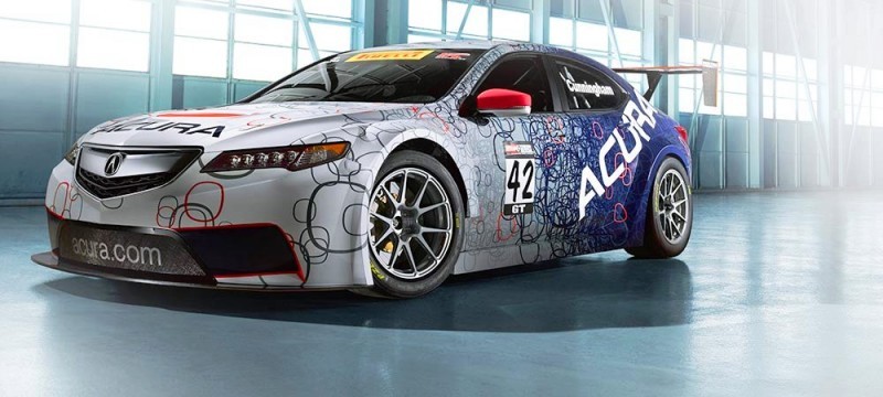 2015 Acura TLX GT Racecar Boosts Off 2015 TLX Lanuch with 500Hp Twin-Turbo SH-AWD 14