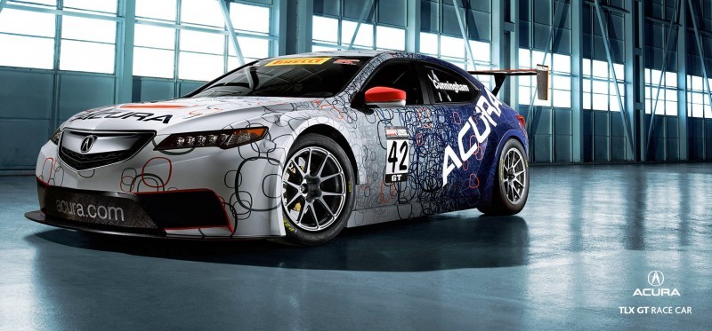 2015 Acura TLX GT Racecar Boosts Off 2015 TLX Lanuch with 500Hp Twin-Turbo SH-AWD 8