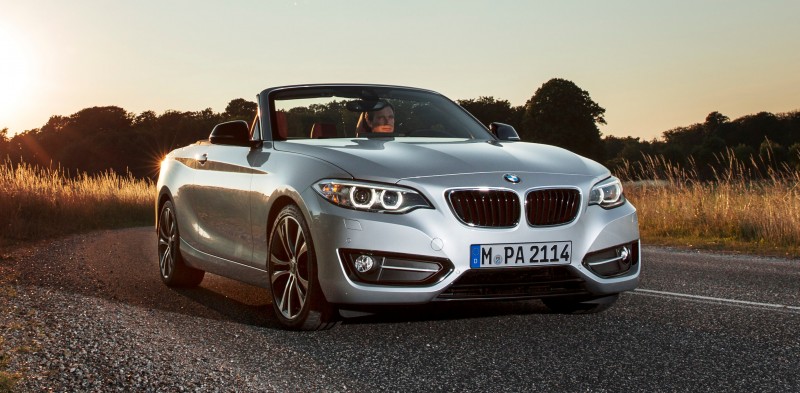 2015 BMW 228i and M235i Convertibles Make Tail-Out, Top-Down World Debut 25