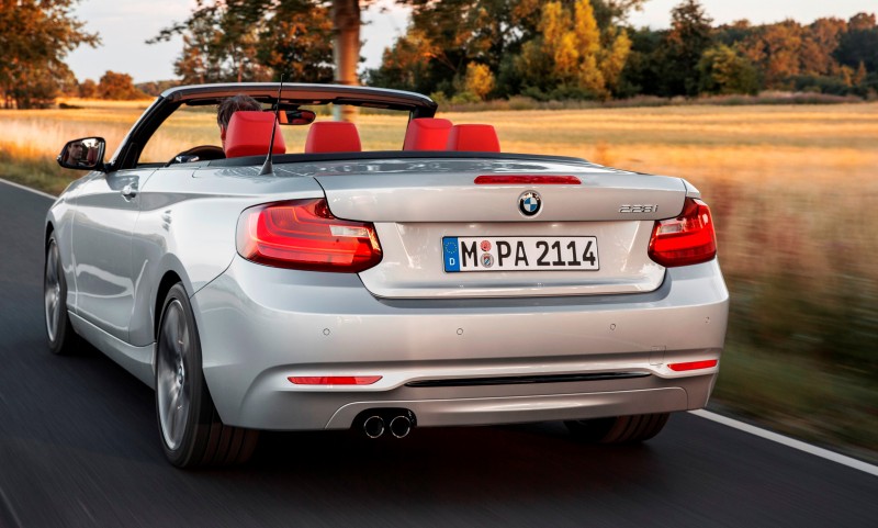 2015 BMW 228i and M235i Convertibles Make Tail-Out, Top-Down World Debut 41