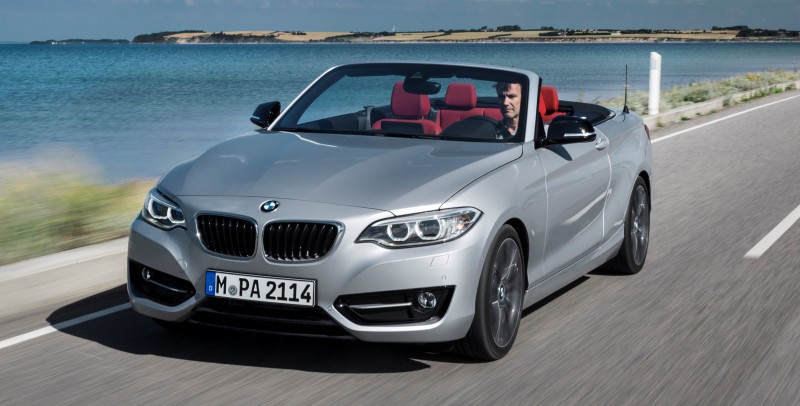 2015 BMW 228i and M235i Convertibles Make Tail-Out, Top-Down World Debut 44