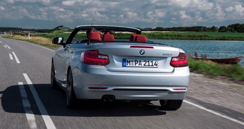 2015 BMW 228i and M235i Convertibles Make Tail-Out, Top-Down World Debut 45