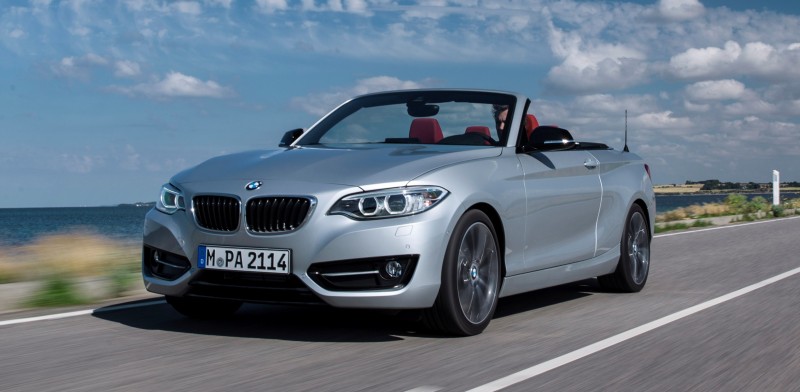 2015 BMW 228i and M235i Convertibles Make Tail-Out, Top-Down World Debut 46