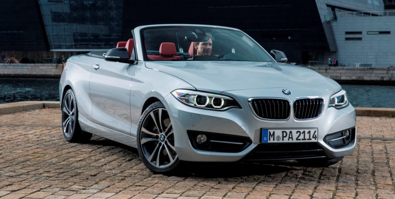 2015 BMW 228i and M235i Convertibles Make Tail-Out, Top-Down World Debut 50