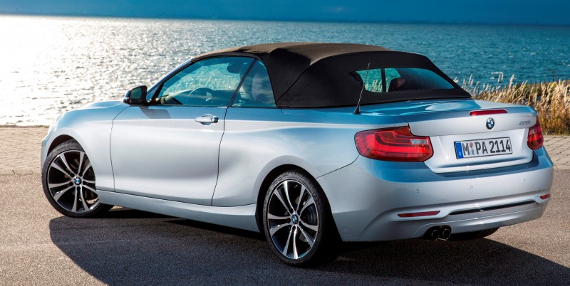 2015 BMW 228i and M235i Convertibles Make Tail-Out, Top-Down World Debut 52