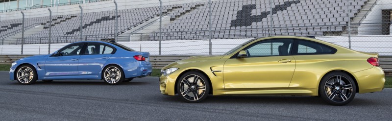 2015 BMW M3 and M4 Meet The Legacy in 52 New Photos With E30 Sport Evolution, E36 M3 Sedan, E46 and E90 2