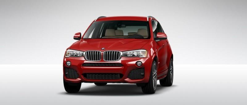 2015 BMW X3 sDrive28i M SPORT Red 4