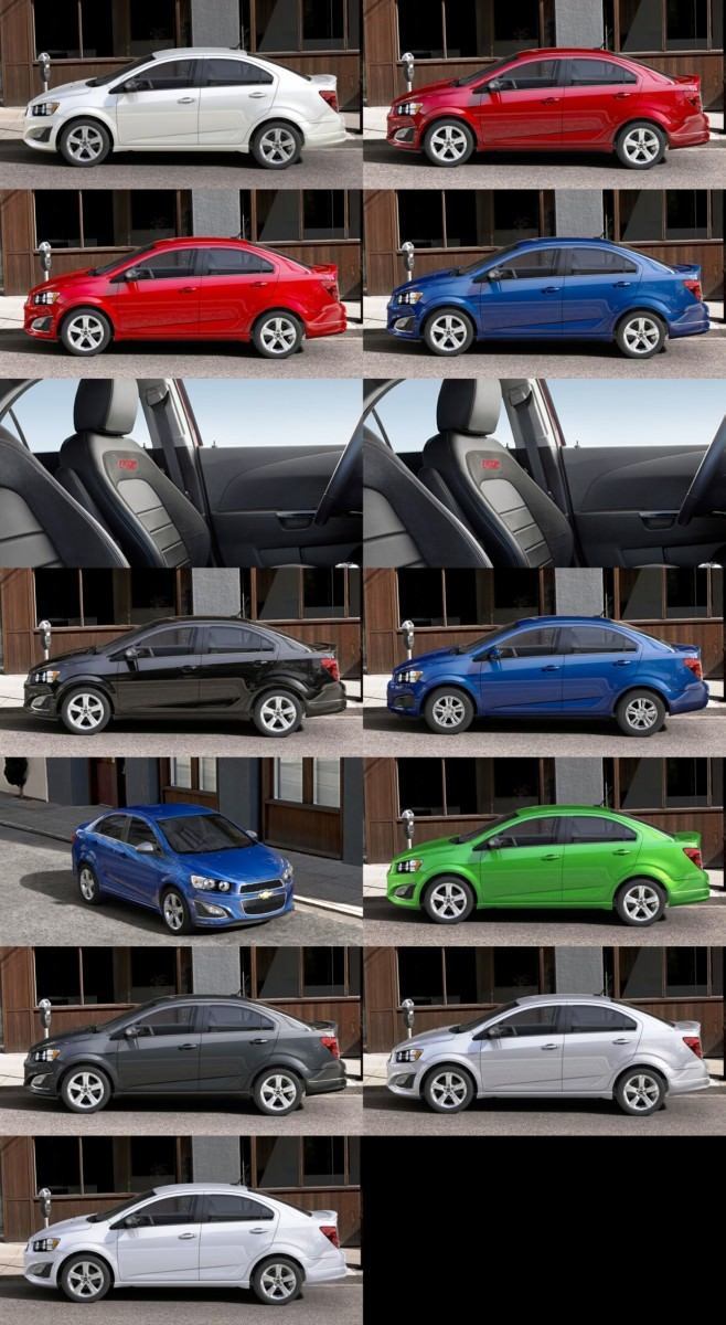 2015 Chevy Sonic RS Sedan COLORS and Buyers Guide Info 23-tile