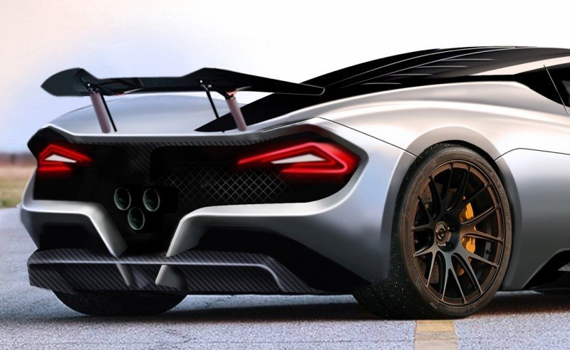 2015 Hennessey Venom F5 Seeks Real 290MPH VMax Via New V8TT, Active Aero and Low-Drag Design 11