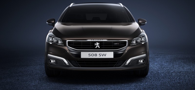 2015 Peugeot 508 Facelifted With New LED DRLs, Box-Design Beams and Tweaked Cabin Tech 21