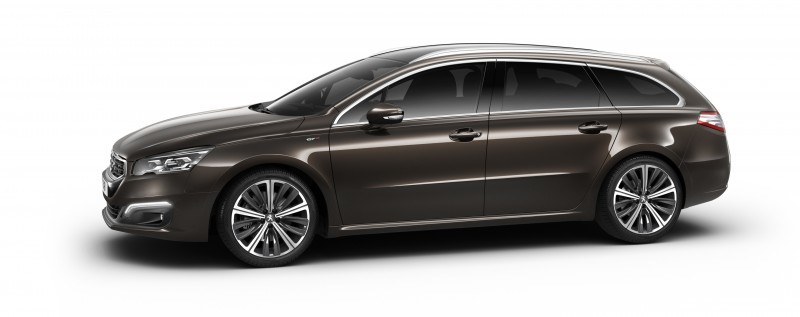 2015 Peugeot 508 Facelifted With New LED DRLs, Box-Design Beams and Tweaked Cabin Tech 24