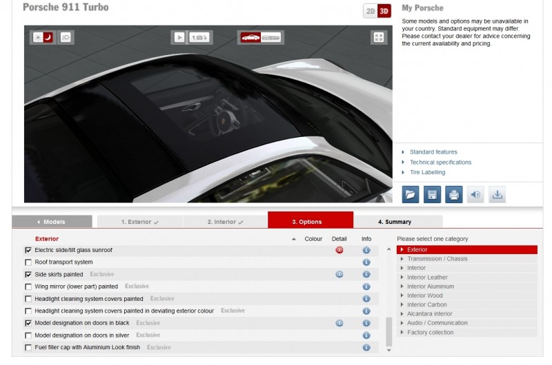 2015 Porsche 911 Turbo S - Configurator Options 18