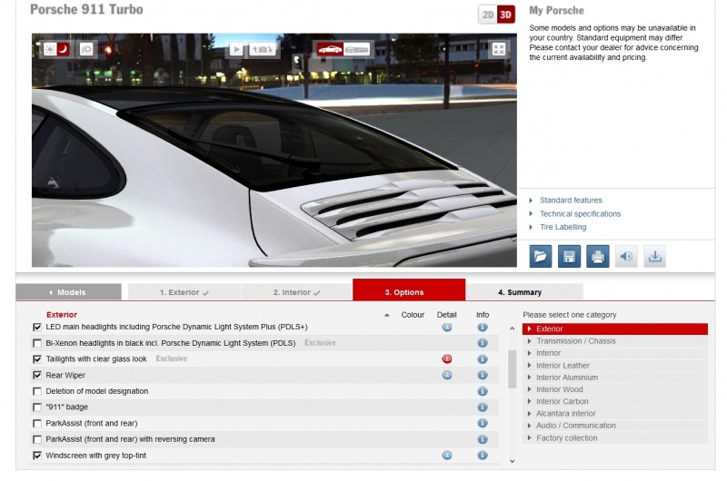 2015 Porsche 911 Turbo S - Configurator Options 22