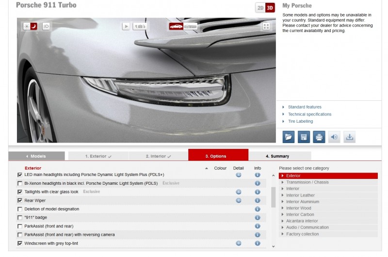 2015 Porsche 911 Turbo S - Configurator Options 23